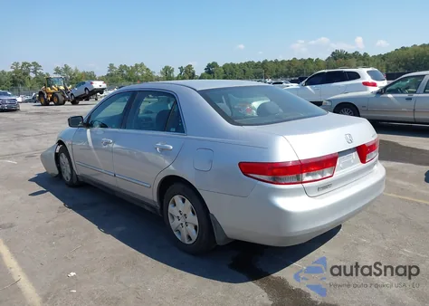 2003 Honda Accord 2.4 Lx из США, поврежденный, VIN 1HGCM56353A067404